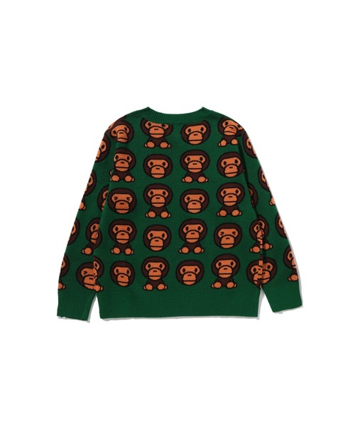 A BATHING APE（アベイシングエイプ） ニット セーター BABY MILO