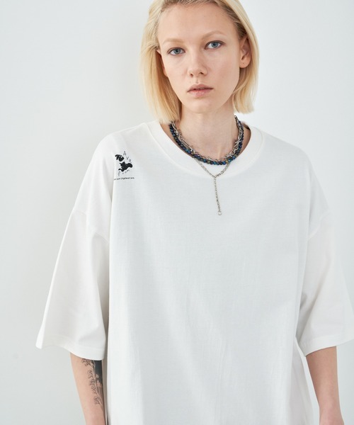 「AIVER」 半袖Tシャツ LARGE ブラック メンズ_画像3