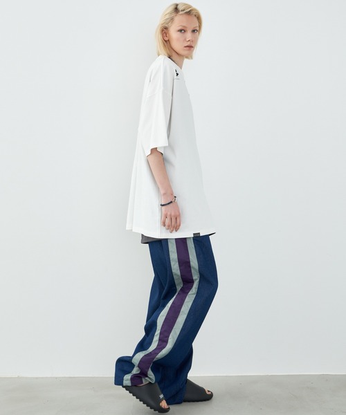 「AIVER」 半袖Tシャツ LARGE ブラック メンズ_画像7