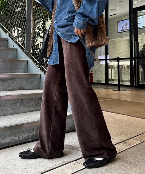 WILLOW パンツ 「willow」ストレッチコーデュロイパンツ レディース