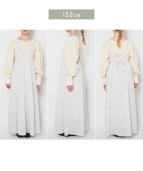 「Crisp」 キャミソールワンピース FREE アイボリー レディース_画像8