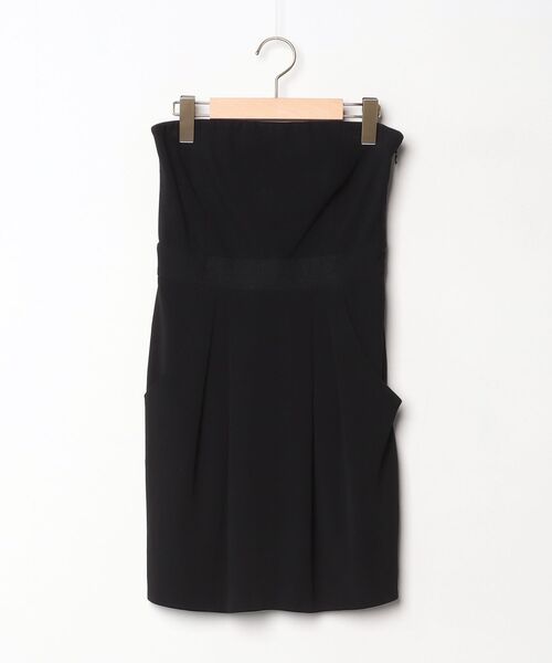 theory（セオリー） 」 ベアトップワンピース 2 ブラック レディース