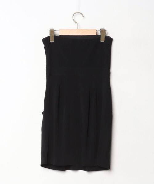 theory（セオリー） 」 ベアトップワンピース 2 ブラック レディース