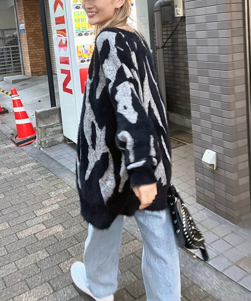 「SPIRALGIRL」 長袖カットソー FREE ブラック レディース_画像2