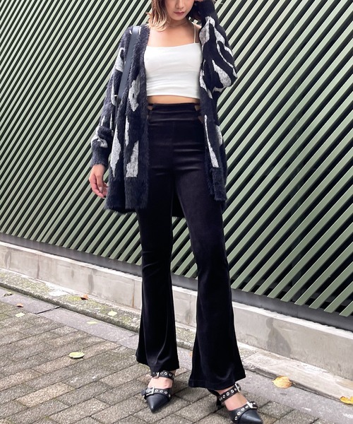 「SPIRALGIRL」 長袖カットソー FREE ブラック レディース_画像4