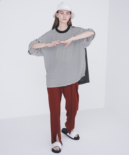 「CULLNI」 半袖Tシャツ 2 ホワイト系その他 メンズ_画像4