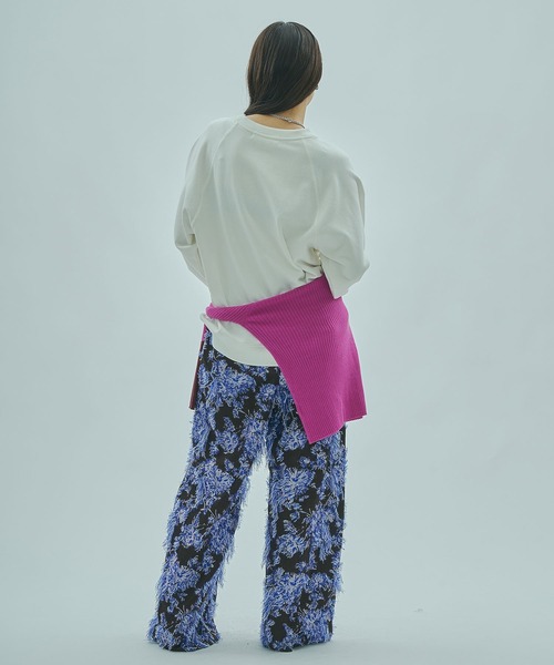 新品タグ付☆ROSEBUD magbycMESHSHIRT ROSE BUD（ローズバッド） tシャツ (mag.by c)LOGO BIG-TEE レディース