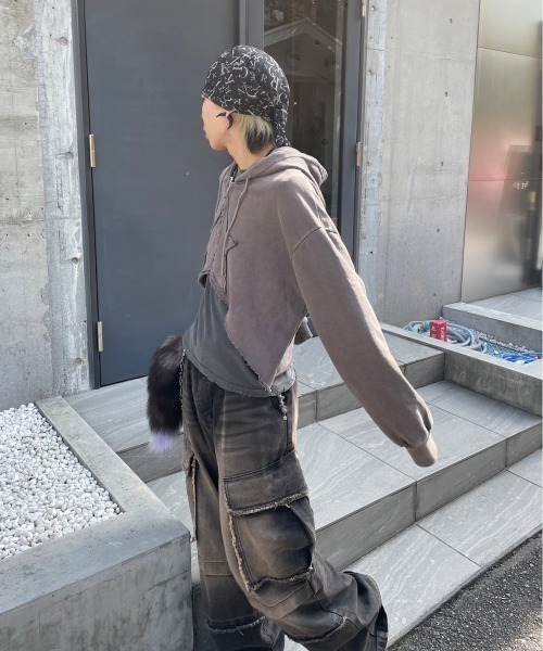 「XU」 「unusedlab.」デニムパンツ L ブラック メンズ_画像7