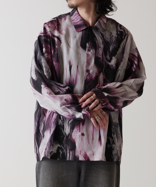 「Lui's」 長袖シャツ FREE ブルー メンズ_画像5