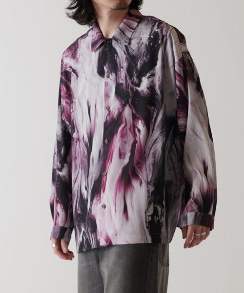 「Lui's」 長袖シャツ FREE ブルー メンズ_画像6