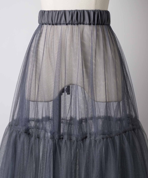 LA BELLE ETUDE（ラベルエチュード） スカート 1 チャコールグレー