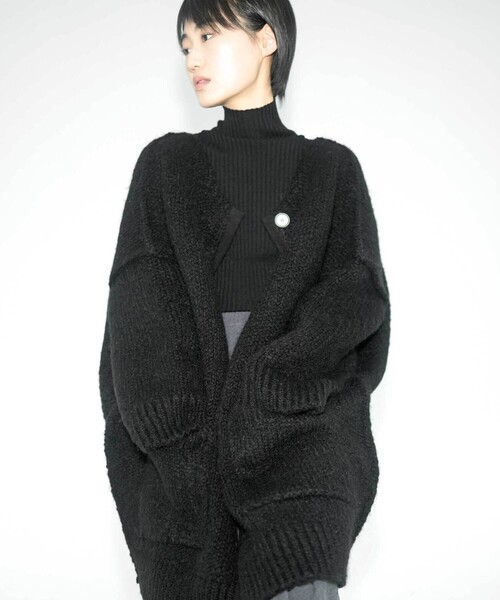 ENNOY エンノイ ブラック カーディガン 厚手 美品 ENNOY エンノイ ブラック カーディガン 厚手 美品 ENNOY エンノイ