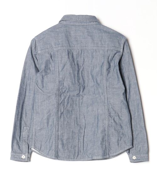 「LOLO」 長袖シャツ S ブルー メンズ_画像2