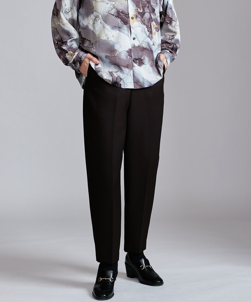 「Lui's」 スラックス SMALL ブラック メンズ_画像7