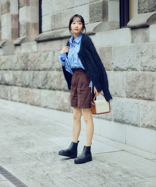 「PUMA」 ショートブーツ 22.5cm ブラック レディース_画像6