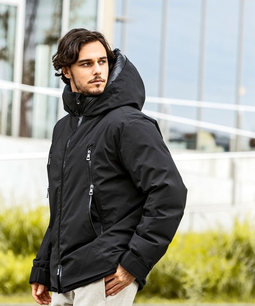 「AKM Contemporary」 ダウンジャケット S ブラック メンズ_画像7