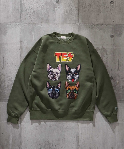 「The Endless Summer」 スウェットカットソー SMALL カーキ メンズ_画像7