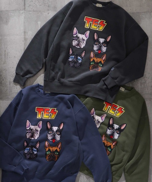 「The Endless Summer」 スウェットカットソー SMALL カーキ メンズ_画像9