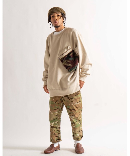 「APPLEBUM」 スウェットカットソー - ベージュ メンズ_画像5