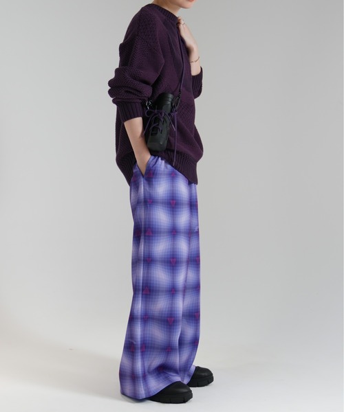 「.ENDRECHERI.」 イージーパンツ L パープル メンズ_画像6