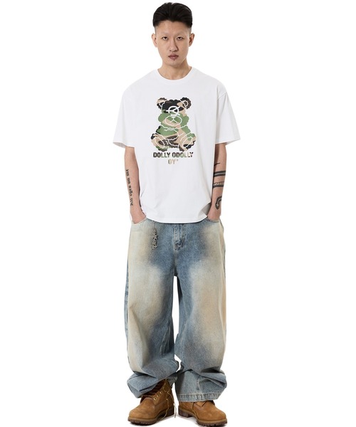 OY（オーワイ） tシャツ 半袖 「OY/オーワイ」CAMO DOLLY TEE
