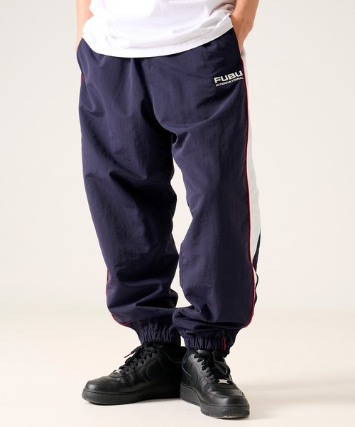 FUBU（フブ） ワイドパンツ パンツ ブランド Nylon Track Pants