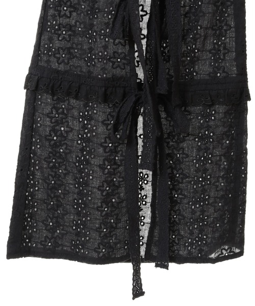 「Candy Stripper」 イージーパンツ 2 ブラック レディース_画像6