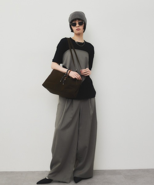 「HANNE」 トートバッグ FREE ブラウン レディース_画像4