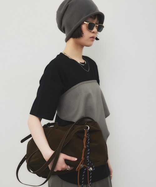 「HANNE」 トートバッグ FREE ブラウン レディース_画像7