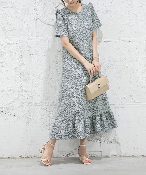 「SUGAR BISKET」 「La-gemme」半袖ワンピース M ブラック レディース_画像8
