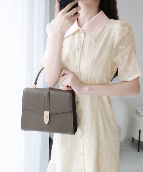 「mily bilet」 シャツワンピース LARGE ブラック レディース_画像5