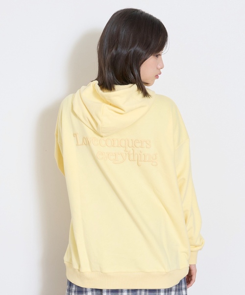 LOVETOXIC パーカー 「秒かわトップス」「LTXC」ロゴ発泡パーカ キッズ