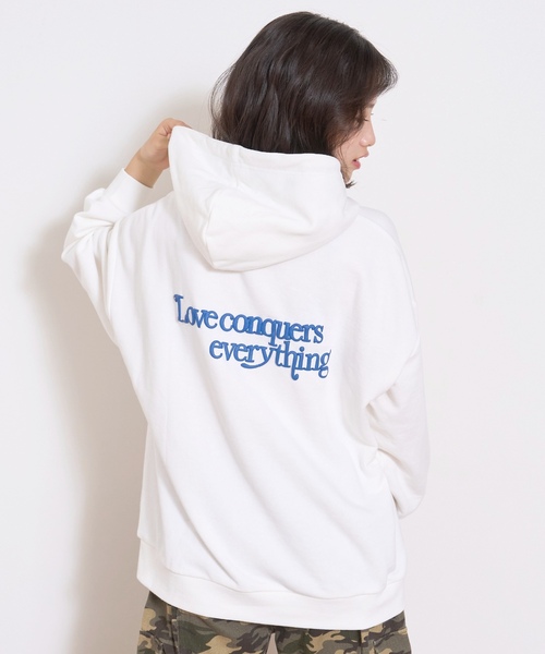 LOVETOXIC パーカー 「秒かわトップス」「LTXC」ロゴ発泡パーカ キッズ