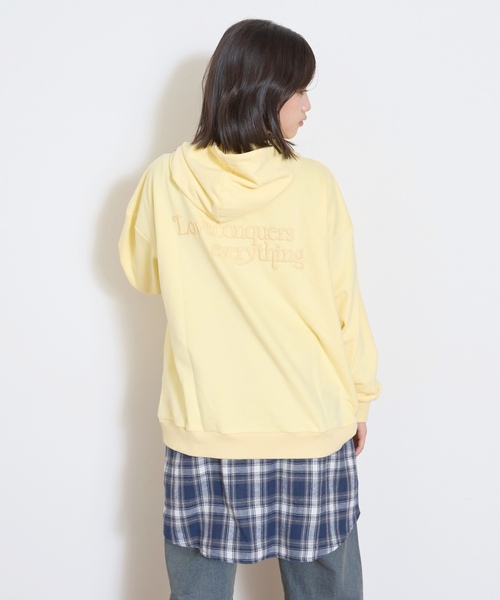 LOVETOXIC パーカー 「秒かわトップス」「LTXC」ロゴ発泡パーカ キッズ