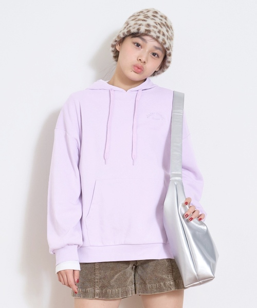 LOVETOXIC パーカー 「秒かわトップス」「LTXC」ロゴ発泡パーカ キッズ