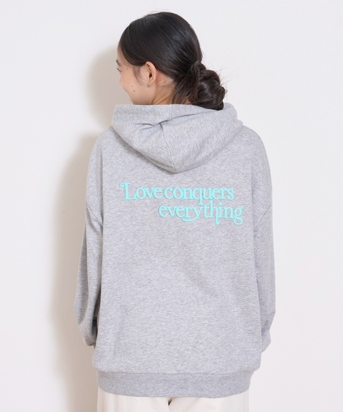 LOVETOXIC パーカー 「秒かわトップス」「LTXC」ロゴ発泡パーカ キッズ