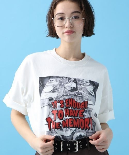 「PBLIM」 半袖Tシャツ MEDIUM ブラック レディース_画像5