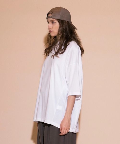 「my beautiful landlet」 7分袖Tシャツ 1 ホワイト メンズ_画像5