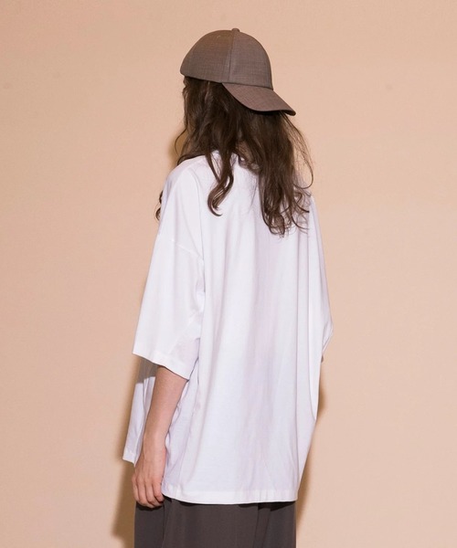 「my beautiful landlet」 7分袖Tシャツ 1 ホワイト メンズ_画像6