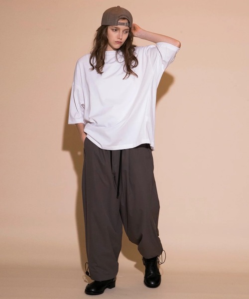 「my beautiful landlet」 7分袖Tシャツ 1 ホワイト メンズ_画像8