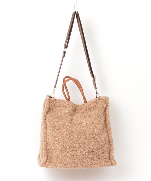 「cache cache」 2WAYバッグ FREE キャメル レディース_画像2