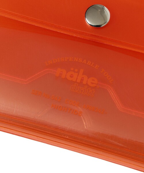 nahe カードケース 「別注」nahe(R) / クリア オレンジ : ZOZOTOWN