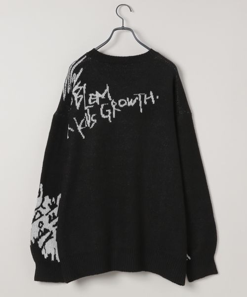 「JEANASIS」 長袖ニット FREE ブラック系その他 レディース_画像2