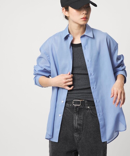 CITEN（シテン） シャツ 「CITEN」エアリーテックスオーバーシャツ