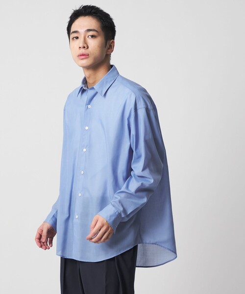 CITEN（シテン） シャツ 「CITEN」エアリーテックスオーバーシャツ