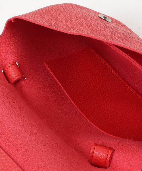 「EDITION」 ワンポイント2WAYバッグ - レッド レディース_画像4