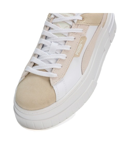 「PUMA」 ローカットスニーカー 24.0cm ホワイト系その他 レディース_画像9