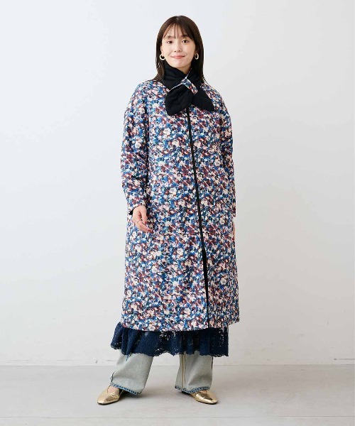 ヴィンテージAqoursキュータムリバーシブルロングコートマフラー付き