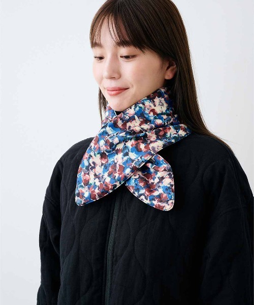 コート アウター mensha！ ガーゼキルティングとヴィンテージ柄