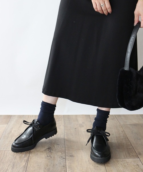 「Fin」 シューズ 22.5cm ブラック レディース_画像9